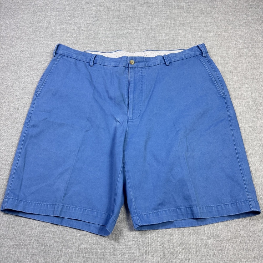 Peter Millar Golf Shorts Mens 40 Blue Chino Cotton Flat Front‎ 9" Inseam